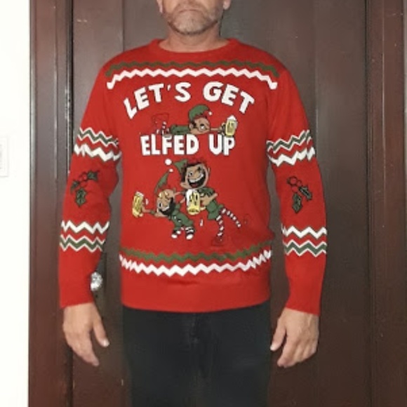 Costume Agent Other - Costume Agent Let’s Get Elfed Up Ugly Christmas Sw